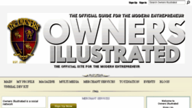 What Ownersillustrated.com website looked like in 2017 (6 years ago)