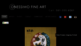 What Onessimofineart.com website looked like in 2017 (6 years ago)