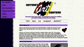 What Odysseyart.com website looked like in 2017 (6 years ago)