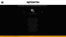 What Opteamix.com website looked like in 2017 (6 years ago)