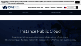 What Ovh.cz website looked like in 2017 (6 years ago)