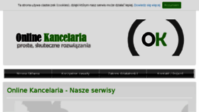 What Online-kancelaria.pl website looked like in 2017 (6 years ago)