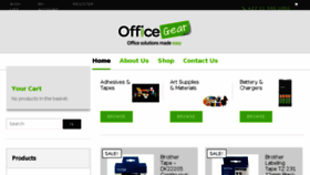 What Officegear.co.za website looked like in 2017 (6 years ago)