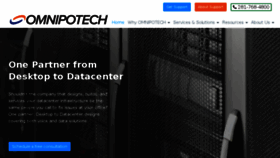 What Omnipotech.com website looked like in 2017 (6 years ago)