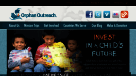 What Orphanoutreach.org website looked like in 2017 (6 years ago)
