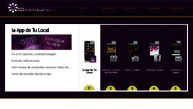 What Ociouno.es website looked like in 2017 (8 years ago)