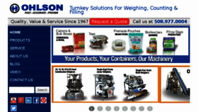 What Ohlsonpack.com website looked like in 2017 (6 years ago)