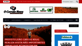 What Ocorreionews.com.br website looked like in 2017 (7 years ago)