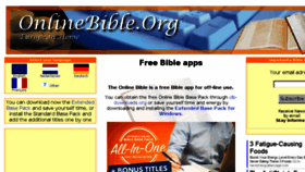 What Onlinebible.org website looked like in 2017 (6 years ago)