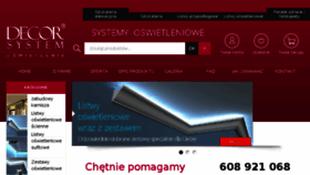 What Oswietleniowki.pl website looked like in 2017 (6 years ago)