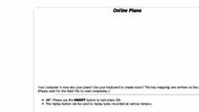 What Onlinepiano.info website looked like in 2017 (6 years ago)