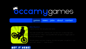 What Occamygames.com website looked like in 2017 (6 years ago)