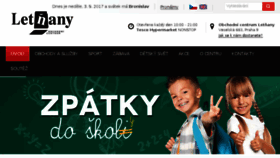 What Oc-letnany.cz website looked like in 2017 (6 years ago)