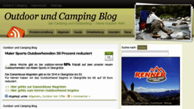 What Outdoor-camping-blog.de website looked like in 2017 (6 years ago)