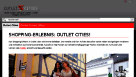 What Outlet-cities.de website looked like in 2017 (6 years ago)