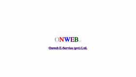 What Onweb.co website looked like in 2017 (6 years ago)