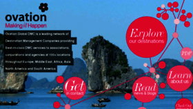 What Ovationdmc.com website looked like in 2017 (7 years ago)