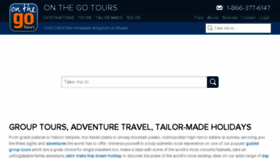 What Onthegotours.com.au website looked like in 2017 (6 years ago)