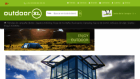 What Outdoorxl.es website looked like in 2017 (6 years ago)