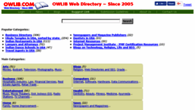 What Owlib.com website looked like in 2017 (6 years ago)