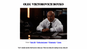 What Oleg-boyko.com website looked like in 2017 (6 years ago)