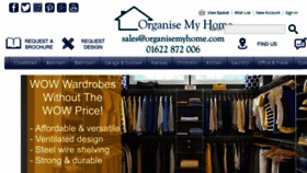 What Organisemyhome.com website looked like in 2017 (7 years ago)