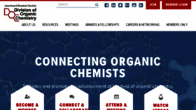 What Organicdivision.org website looked like in 2017 (6 years ago)