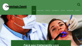 What Odontologiazanetti.com.br website looked like in 2017 (6 years ago)
