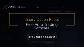 What Optionrobot.com website looked like in 2017 (6 years ago)