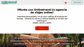 What Onlinetravel.es website looked like in 2017 (6 years ago)
