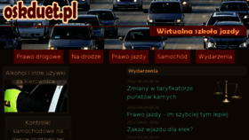 What Oskduet.pl website looked like in 2017 (6 years ago)