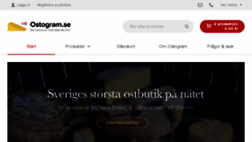 What Ostogram.se website looked like in 2017 (6 years ago)