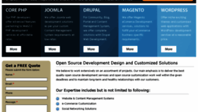 What Opensourceapplicationdevelopment.com website looked like in 2017 (6 years ago)
