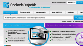 What Obchodnirejstrik.cz website looked like in 2017 (6 years ago)