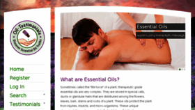 What Oil-testimonials.com website looked like in 2017 (7 years ago)