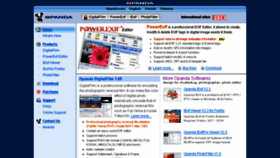 What Opanda.com website looked like in 2017 (6 years ago)