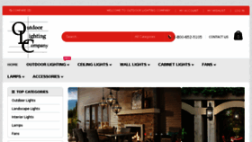 What Outdoorlighting.com website looked like in 2017 (6 years ago)