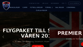 What Olka.se website looked like in 2017 (6 years ago)