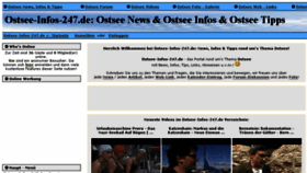 What Ostsee-infos-247.de website looked like in 2017 (6 years ago)
