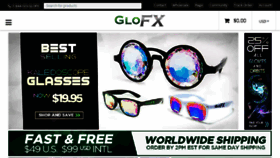 What Officialglofx.com website looked like in 2017 (6 years ago)