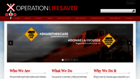 What Operationlifesaver.ca website looked like in 2017 (6 years ago)