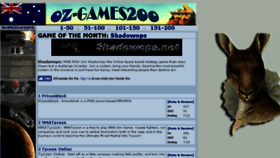 What Oz-games200.com website looked like in 2017 (6 years ago)