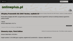 What Onlineplus.pl website looked like in 2017 (6 years ago)
