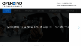 What Openmindtechno.com website looked like in 2017 (6 years ago)