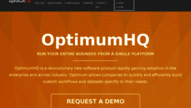 What Optimumhq.com website looked like in 2017 (6 years ago)