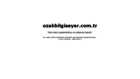 What Ozakbilgisayar.com.tr website looked like in 2017 (6 years ago)