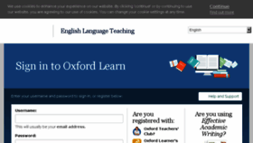 What Oxfordlearn.com website looked like in 2017 (6 years ago)