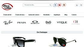 What Oticalider.com.br website looked like in 2017 (6 years ago)