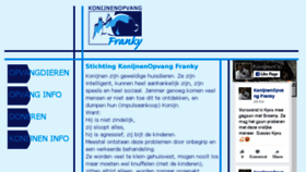 What Opvangfranky.nl website looked like in 2017 (6 years ago)