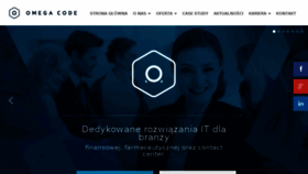 What Omegacode.pl website looked like in 2017 (6 years ago)